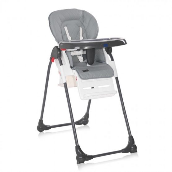 Scaun de masa Lorelli DULCE Silver Blue Leather