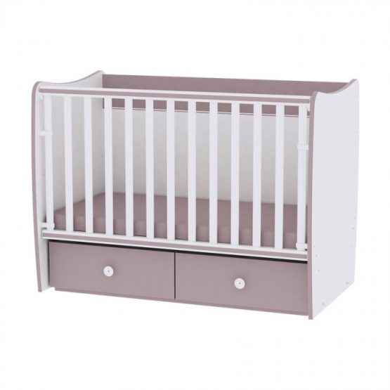 Pătuţ Lorelli MATRIX White Cappuccino