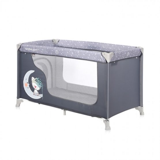 Patut pliabil Lorelli MOONLIGHT 1 Grey Cute Moon