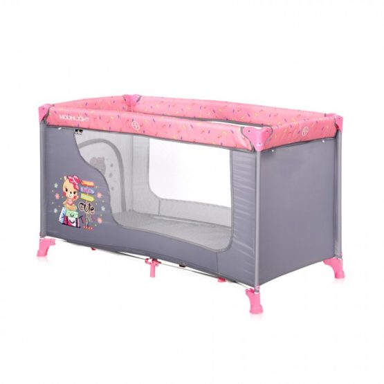 Patut pliabil Lorelli MOONLIGHT 1 Pink Travelling