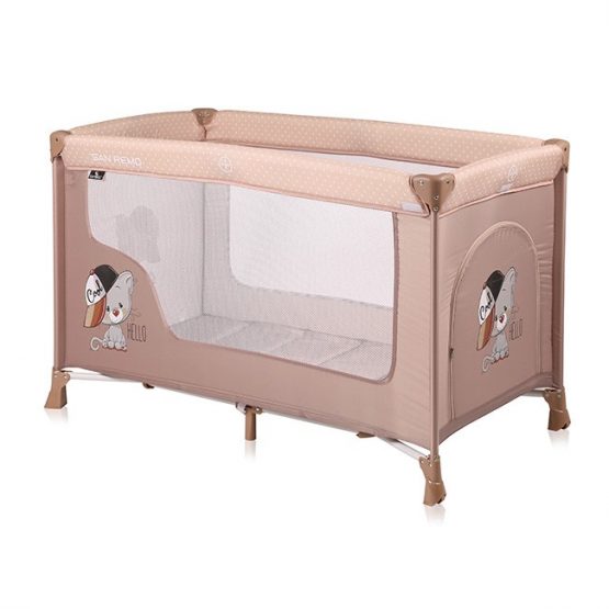 Patut pliabil Lorelli SAN REMO 1 Beige Cool Cat