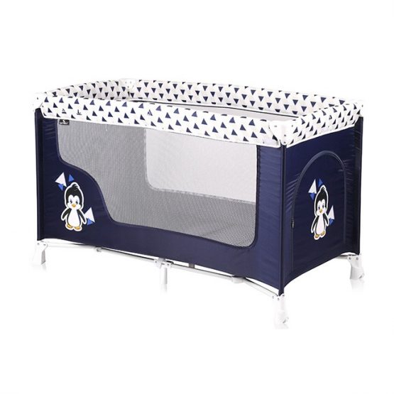 Кровать-манеж Lorelli SAN REMO 1 Blue&White Pinguin