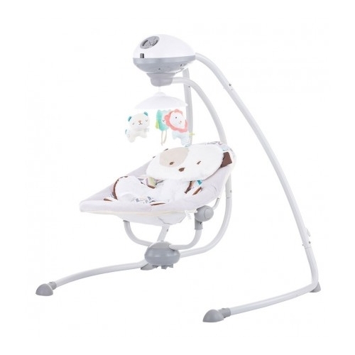 Chipolino Качели-шезлонг с адаптером Aida LSHAD0202GY серый