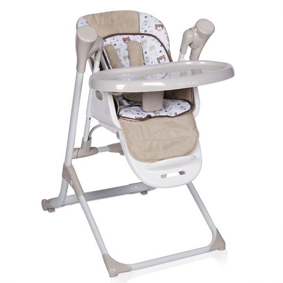 Стульчик-качели 2-в-1 Lorelli VENTURA Beige