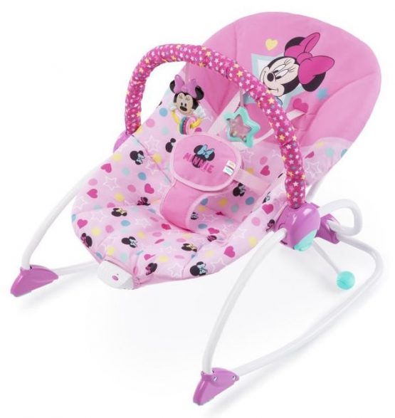 Balansoar cu vibratii Bright Starts Minnie Stars & Smiles