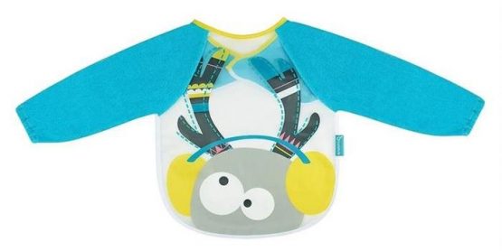 Нагрудник с длинным рукавом Badabulle Blue Deer