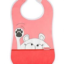 Baveta moale Badabulle Pink Bear