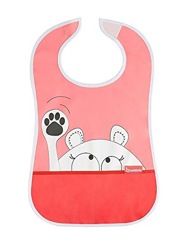 Baveta moale Badabulle Pink Bear