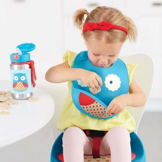 Bavetica de silicon Fold & Go Skip Hop Zoo Bufnita