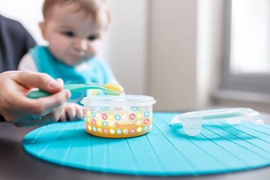 Boluri ermetice pentru pastrarea hranei Badabulle, 3 buc.