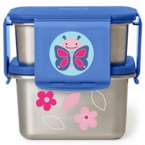 Kit pentru pranz din otel inoxidabil Skip Hop Zoo Fluture