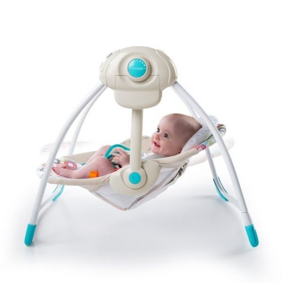 Leagan portabil Bright Starts Petite Jungle