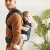Marsupiu anatomic BabyBjorn Harmony Navy Blue, 3D Mesh