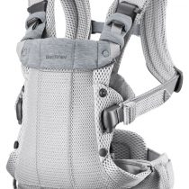 Marsupiu anatomic BabyBjorn Harmony Silver, 3D Mesh