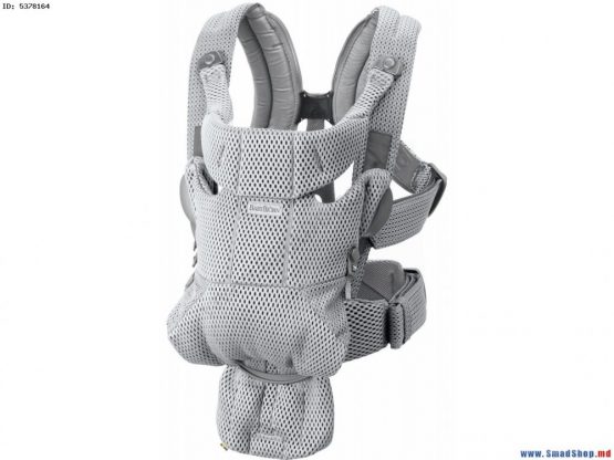 Marsupiu anatomic BabyBjorn Move Grey, 3D Mesh (099018E1)