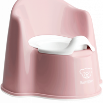 Olita cu protectie spate BabyBjorn Potty Chair Powder Pink