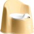 Olita cu protectie spate BabyBjorn Potty Chair Powder Yellow