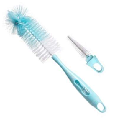 Ершик 2 в 1 Badabulle Blue для мытья бутылочек