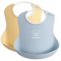 Set 2 bavete BabyBjorn Powder Yellow / Powder Blue