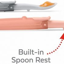 Set 2 lingurite pliabile pentru calatorii Skip Hop Gri Coral