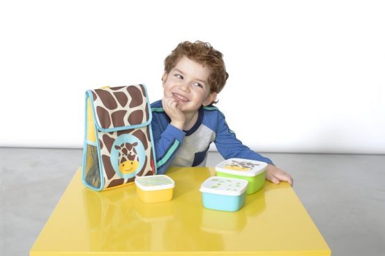Set 3 cutii pentru pranz Skip Hop Zoo Girafa