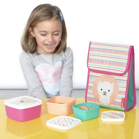 Set 3 cutii pentru pranz Skip Hop Zoo Lama
