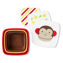 Set 3 cutii pentru pranz Skip Hop Zoo Maimuta