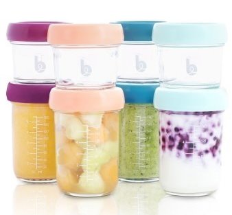 Set 8 boluri gradate din sticla Babymoov, 120 ml / 240 ml (A004312)