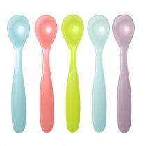 Set de 5 lingurite flexibile multicolore Badabulle