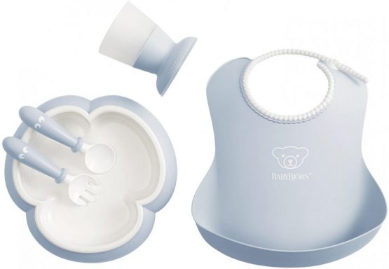 Set pentru alimentatie BabyBjorn Powder Blue (070067A)