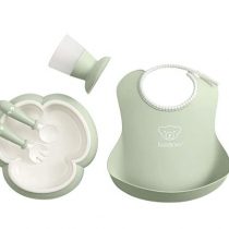 Set pentru alimentatie BabyBjorn Powder Green