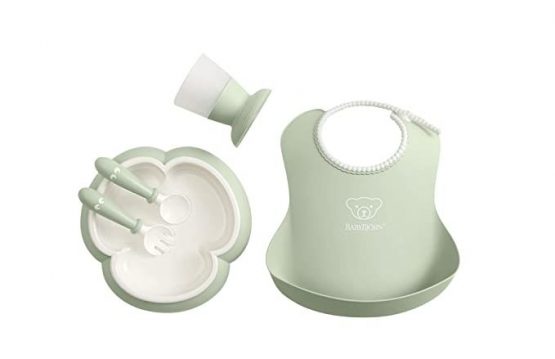 Набор для кормления BabyBjorn Powder Green (070061A)