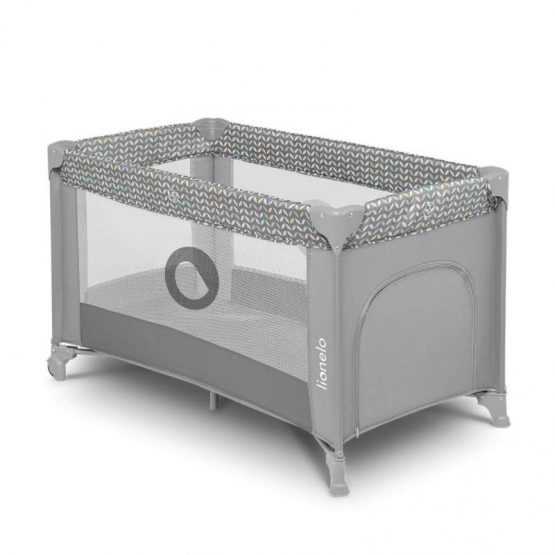 Кровать-манеж Lionelo Stefi Grey Concrete Multicolor(PM)