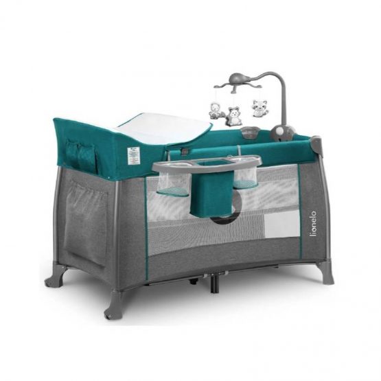 Кровать-манеж Lionelo Thomi Green Turquoise