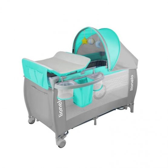 Patut pliabil LLionelo Sven Plus Turquoise(PS)