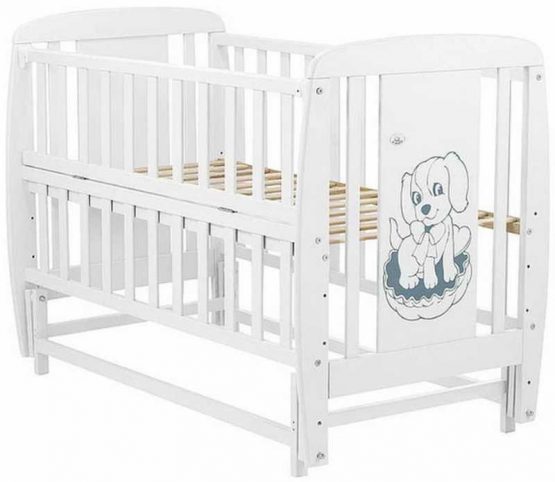 Pătuc Duboc Catelus fără sertar, culoarea Alb