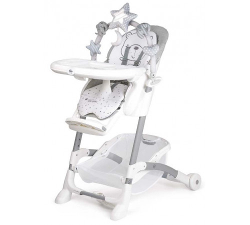 CAM Стульчик для кормления Istante C247 мишка/серый