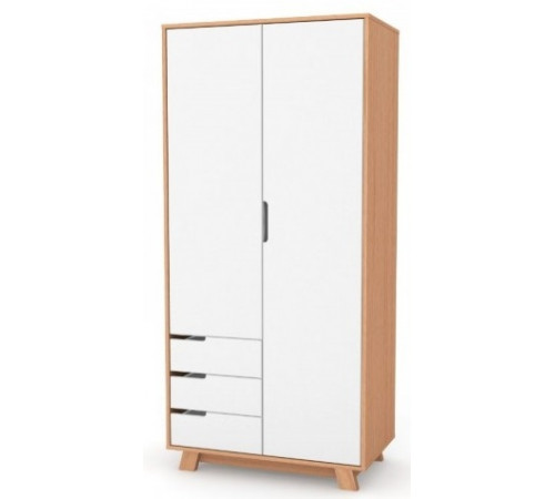 Veres Dulap Manhattan 850 alb/fag