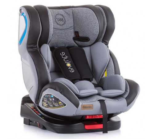 Chipolino Автокресло Evolute Isofix 360° гр. 0+/1/2/3 ( 0-36 кг.) туман