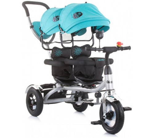 Chipolino Трицикл для близнецов 2PLAY мятный