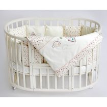 lenjerie pentru patut oval si rotund
