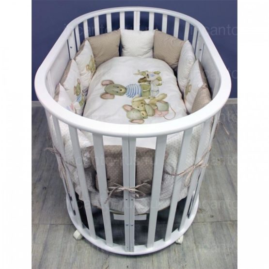 lenjerie pentru patut oval si rotund
