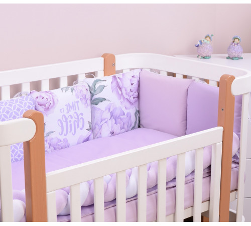 Veres Lengerie de pat „Lilac Peonies” (6 buc.)