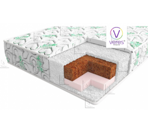 Veres Saltea „Bamboo Комфорт+” (120 x 60 x 10 cm.)