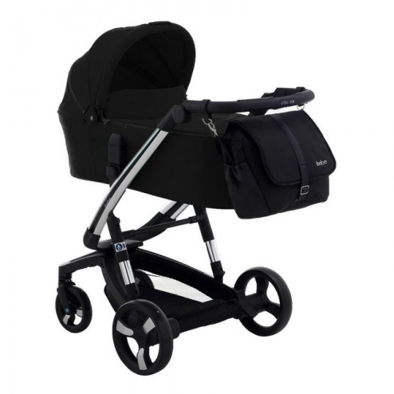 iBebe Коляска 2-в-1 I-Stop Black Chrome is7