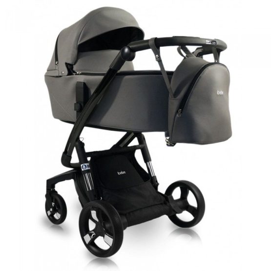 iBebe Cărucior 2-in-1 I-Stop Grey Eco Gloss is23