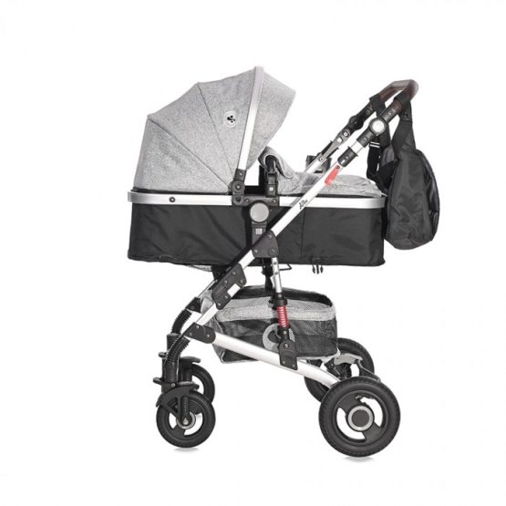 Коляска 3-в-1 Lorelli ALBA PREMIUM SET Opaline Grey
