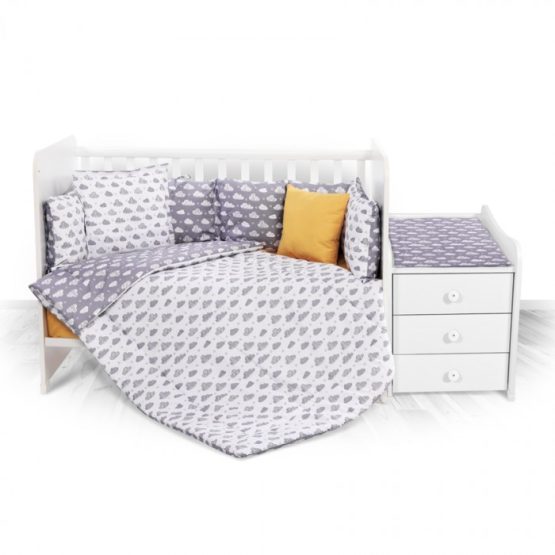 Lorelli Lenjerie de pat TREND Clouds Grey (5 el.)