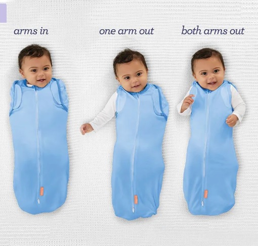 Sac pentru infasare Summer Infant SwaddleMe Tumbling Tulip (4-6 luni)