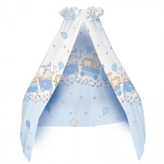 Балдахин для детской кроватки Lorelli Blue Happy Train